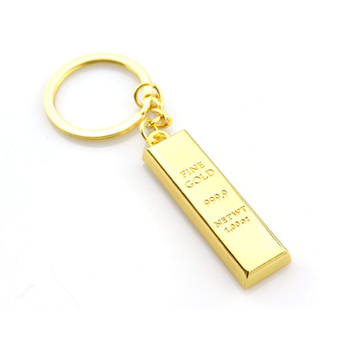 Gold Bar Keychain